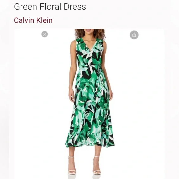 Calvin Klein Green Dress